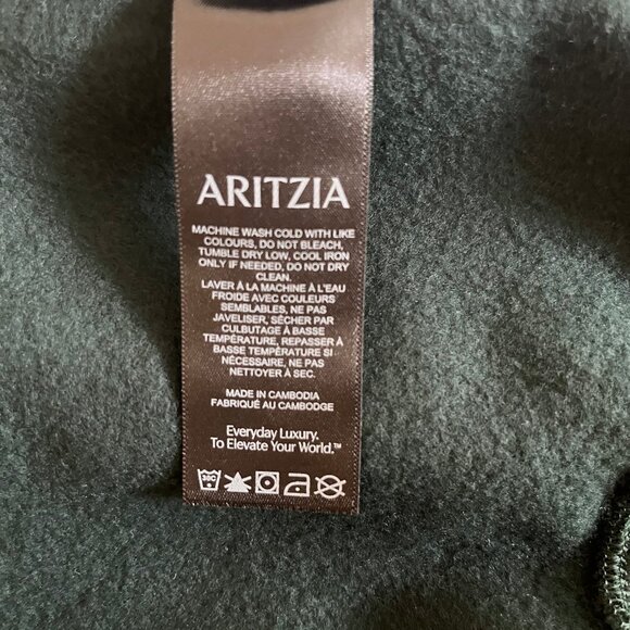 NWT Aritzia Cozy Sweatfleece Mega Zip Hoodie - Picture 5 of 5
